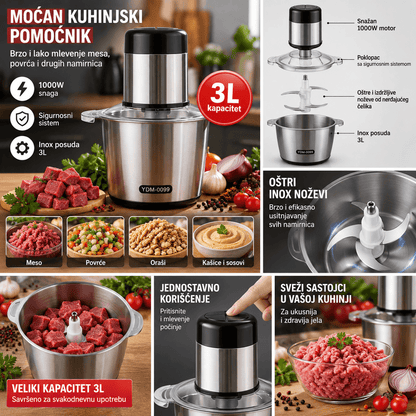 Multifunkcionalni električni secko – 3L