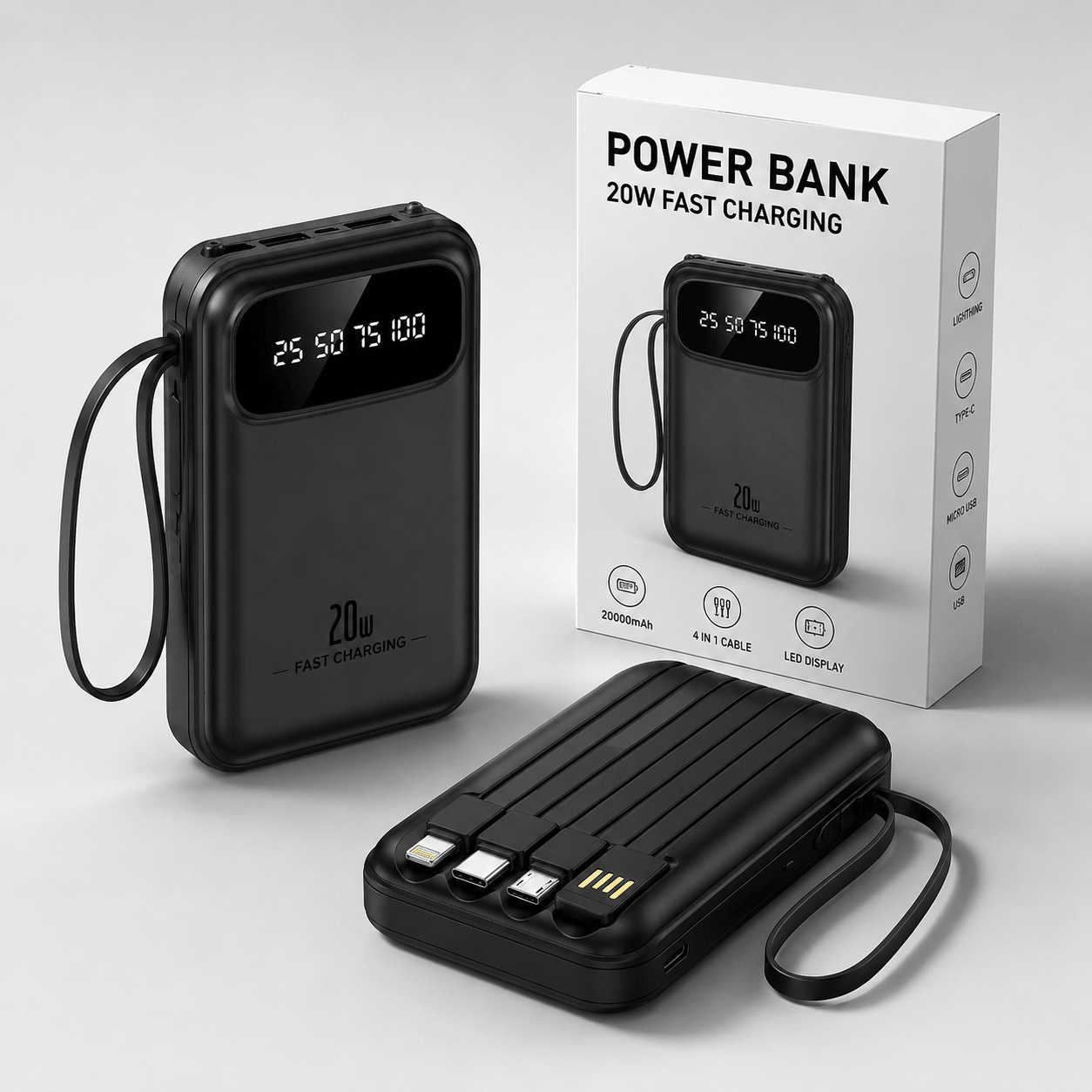Power Bank 10000mAh – 20W brzo punjenje
