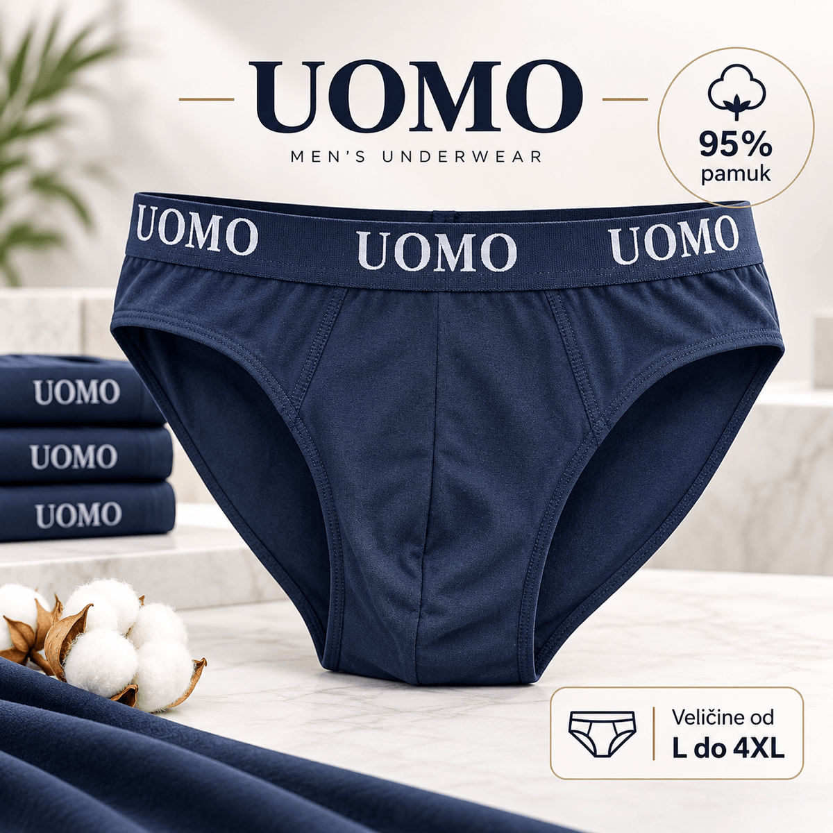 Muške slip gaće – paket 6 ili 12 komada