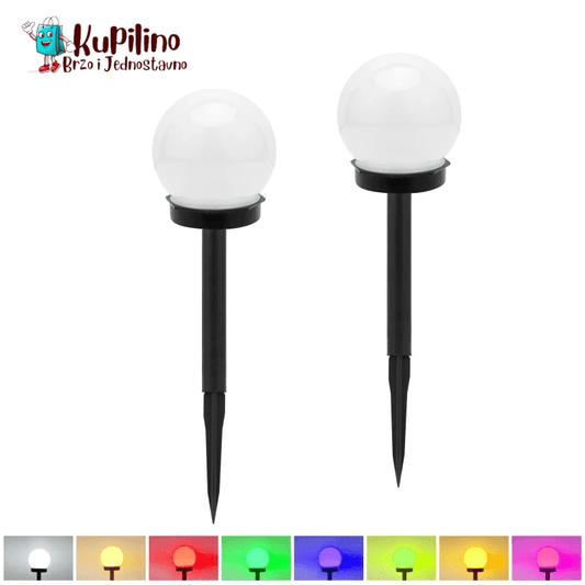 Dekorativne RGB Solarne Lampe 2 Komada u Pakovanju.