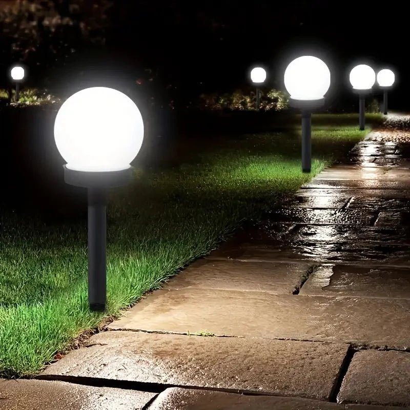 Solarne Okrugle Lampe 4 Komada u Pakovanju.