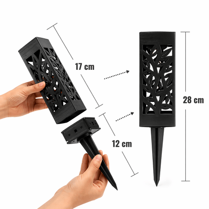 Baštenske solarne lampe – set od 6 komada